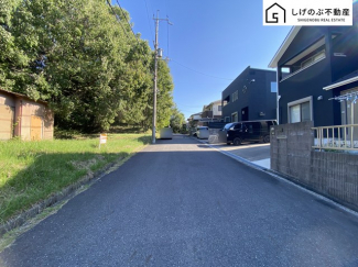 前面道路です。