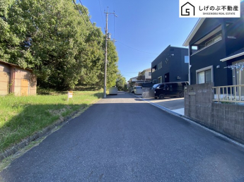 前面道路です。