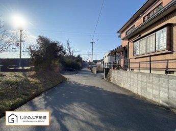 前面道路です。