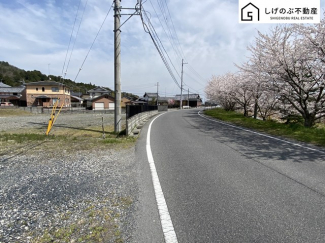 前面道路です。