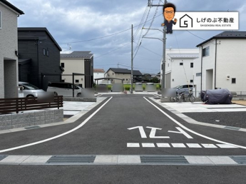 前面道路です。