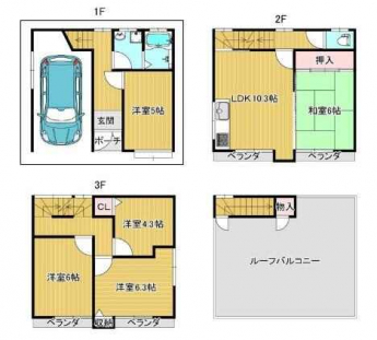 水廻り全て・給湯器新調でフロアタイル・クロスも張替等のフルリ