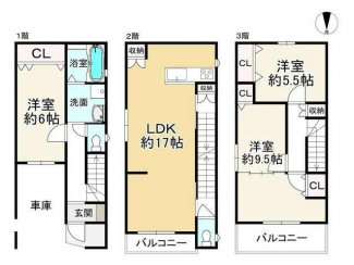 八尾市堤町２丁目の新築一戸建ての画像