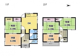 ファミリー向け５ＤＫの間取！