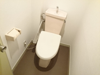 ゆったりとした空間のトイレです