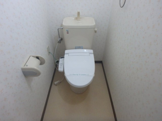 ゆったりとした空間のトイレです