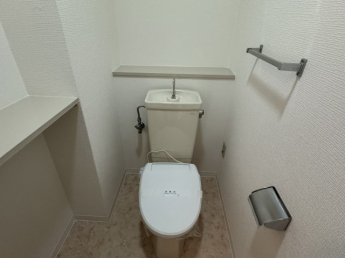 ゆったりとした空間のトイレです