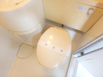 ゆったりとした空間のトイレです