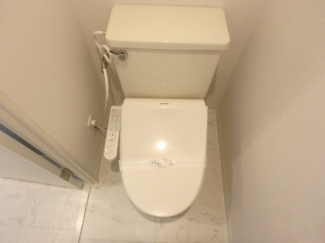 ゆったりとした空間のトイレです