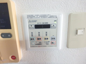 室内乾燥機付き