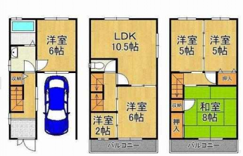 ５ＬＤＫ　間取り図