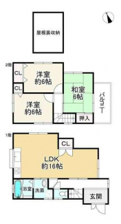 八尾市渋川町３丁目の中古一戸建ての画像