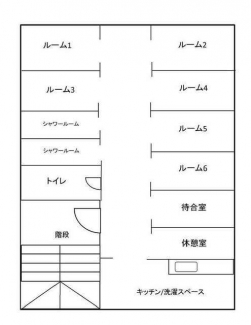 マッサージ店居抜きです。