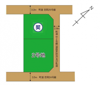 ２号地の販売となります。自由設計で理想の住まいづくりをご提案