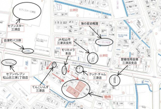 松山市古三津１丁目の売地の画像