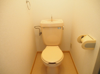 清潔感のあるトイレです