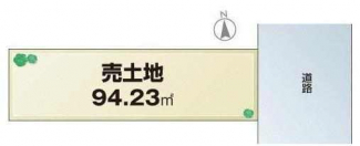 更地　整形地　建築条件なし売り土地