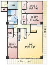 芦屋市翠ケ丘町の中古マンションの画像