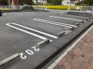 駐車場に車を止められます