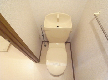 ゆったりとした空間のトイレです