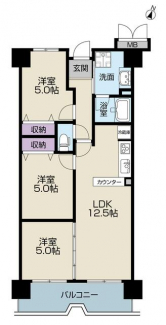 ３ＬＤＫから２ＬＤＫに間取り変更