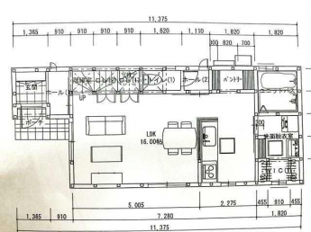 １階間取図（平面図）