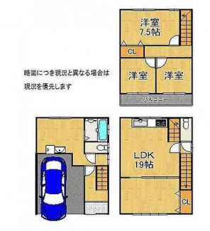 ３ＬＤＫ　間取り図