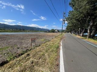 北側向き道路