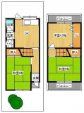 八尾市松山町２丁目８－１１　貸家の画像