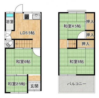 岸和田市中井町２丁目のテラスの画像