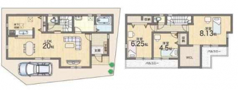 ３ＬＤＫ　間取り図