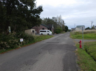 北海道白老郡白老町字萩野の売地の画像