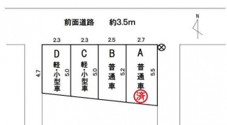 大阪市淀川区十三東１丁目の駐車場の画像