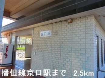 ＪＲ播但線京口駅まで2500m