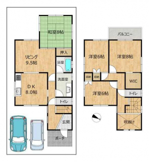 泉南郡熊取町朝代西４丁目の中古一戸建ての画像