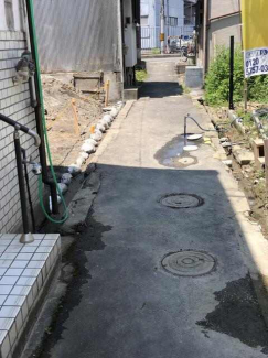 北側道路