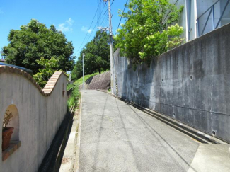 前面道路を含む現地