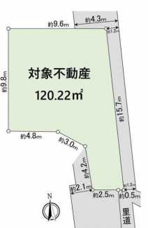 建築条件なし売り土地　古家あり