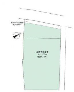 更地　整形地　建築条件なし売り土地