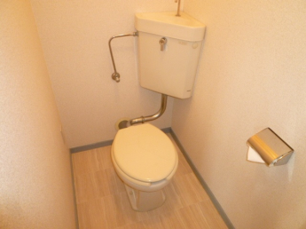 ゆったりとした空間のトイレです