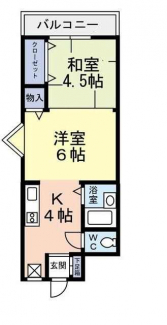 和室と洋室に仕切り戸はありません