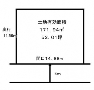 更地　整形地　建築条件なし売り土地