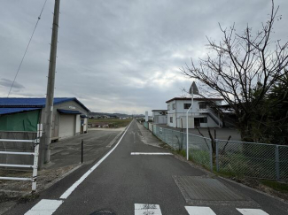 前面道路北側より