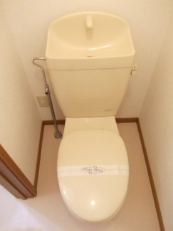 清潔感のあるトイレです