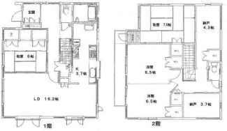 東温市志津川の中古一戸建ての画像