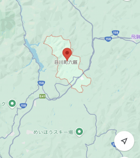 岐阜県高山市荘川町六厩の売地の画像