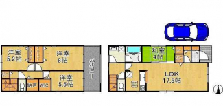 ４ＬＤＫ　間取り図