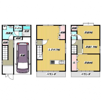 ４ＬＤＫ→３ＬＤＫに間取り変更