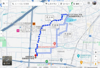 四條畷市立四條畷西中学校まで1588m