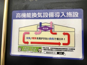 高機能換気システム導入済みで室内空気も清潔に保たれてます！